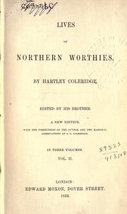 Cover of: worthies of Yorkshire and Lancashire: being lives of the most distinguished persons that have been born in, or connected with, those provinces.