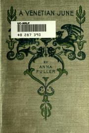 Cover of: A Venetian June by Anna Fuller, Anna Fuller