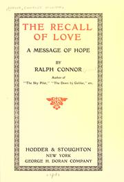 Cover of: The recall of love by Ralph Connor