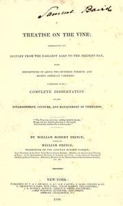 Cover of: A treatise on the vine by William Robert Prince