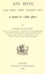 Cover of: Jo's boys, and how they turned out by Louisa May Alcott
