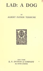 Cover of: Lad: a dog by Albert Payson Terhune