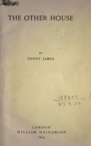 Cover of: The other house by Henry James, Henry James