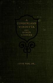 Cover of: A Cumberland vendetta by Fox, John