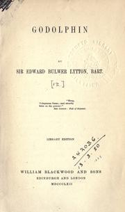 Godolphin by Edward Bulwer Lytton, Baron Lytton