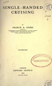 Cover of: Single-handed cruising by Francis B. Cooke
