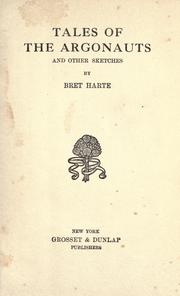 Cover of: Tales of the Argonauts by Bret Harte