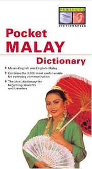 Cover of: Malay Dictionary (Periplus Pocket Dictionary)