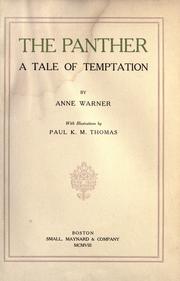 Cover of: The panther: a tale of temptation