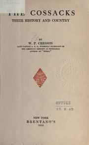 Cover of: The Cossacks by W. P. Cresson