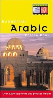 Cover of: Essential Arabic phrase book