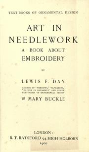 Cover of: Art in needlework: a book about embroidery