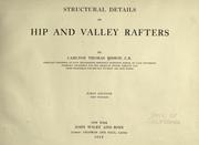 Cover of: Structural details of hip and valley rafters