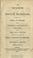 Cover of: The speech of Doctor Duigenan, delivered in the House of Commons of the Imperial Parliament, May 10, 1805