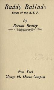 Cover of: Buddy Ballads by Braley, Berton