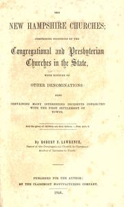 Cover of: The New Hampshire churches by Lawrence, Robert F.