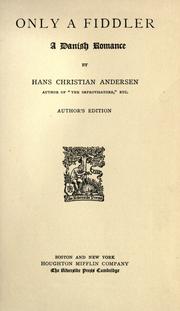 Cover of: Only a fiddler by Hans Christian Andersen