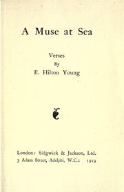 Cover of: A muse at sea by Kennet, Edward Hilton Young, Baron