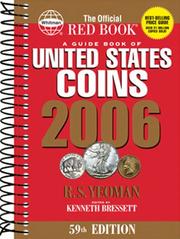 Cover of: A Guide Book of United States Coins 2006: The Official Red Book (Guide Book of United States Coins (Spiral))