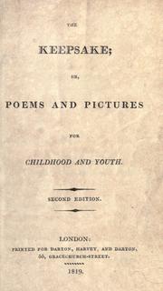 Cover of: The Keepsake, or, Poems and pictures for childhood and youth. by 