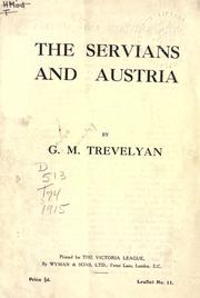 Cover of: The Servians and Austria