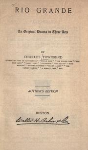 Cover of: Rio Grande by Townsend, Charles
