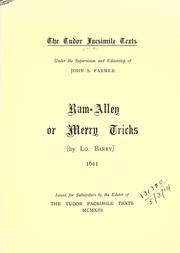 Cover of: Ram-alley by Lording Barry
