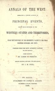 Annals of the West by James H. Perkins