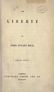 Cover of: On liberty