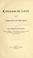 Cover of: Kingdom of love