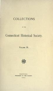 Cover of: Collections. by Connecticut Historical Society, Hartford