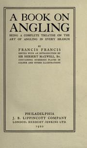 Cover of: A book on angling by Francis Francis