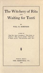 Cover of: The witchery of Rita: and Waiting for Tonti