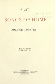 Cover of: Riley songs of home by James Whitcomb Riley