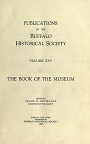 The book of the museum by Frank H. Severance