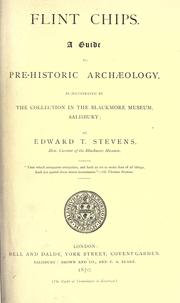 Cover of: Flint chips: a guide to pre-historic archaeology, as illustrated by the collection in the Blackmore Museum, Salisbury.