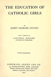 Cover of: The education of Catholic girls