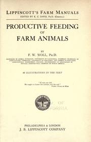 Cover of: Productive Feeding of Farm Animals