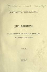 Cover of: Transactions.: v. 1-2; 1904/05-1906/07.