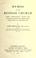 Cover of: Hymns of the Russian church, being translations, centos, and suggestions from the Greek office books