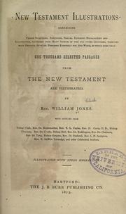 Cover of: New Testament illustrations: comprising choice selections, anecdotes, similes, incidents explanatory and illustrative, gathered from many sources in this and other countries, together with original articles prepared expressly for this work, by which more than one thousand selected passages from the New Testament are illustrated