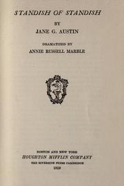Cover of: Standish of Standish by Annie Russell Marble