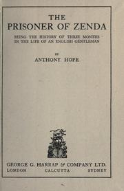 Cover of: The prisoner of Zenda by Anthony Hope