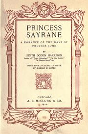 Cover of: Princess Sayrane: a romance of the days of Prester John