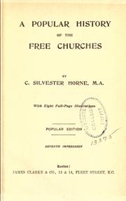 Cover of: A popular history of the free churches