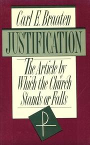 Cover of: Justification: the article by which the church stands or falls