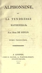 Alphonsine by Stéphanie Félicité, comtesse de Genlis