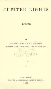 Cover of: Jupiter lights by Constance Fenimore Woolson