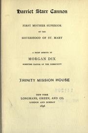 Harriet Starr Cannon by Dix, Morgan