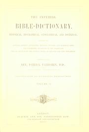 Cover of: The Imperial Bible-Dictionary: Volume One, Aaron - Juttah